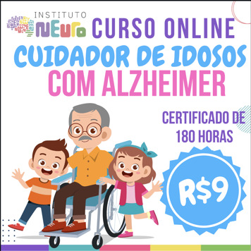 Capacitação cuidador de idosos com Alzheimer
